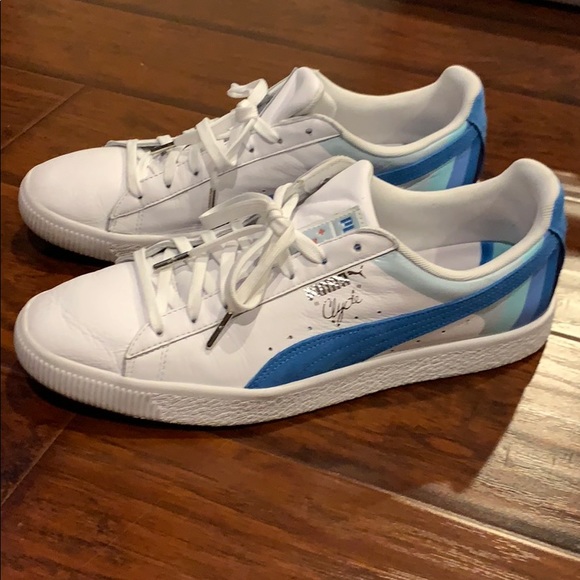 puma clyde pink dolphin